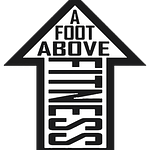 a foot above fitness - logo bw